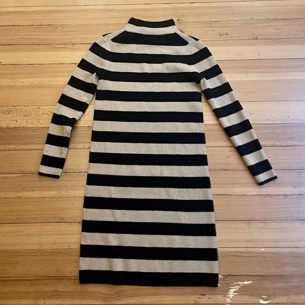 J. Crew striped turtleneck sweater-dress.  Size XS. - Picture 4 of 14